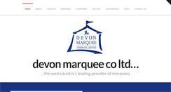 Desktop Screenshot of devonmarquee.co.uk